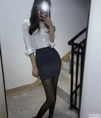 台中性感美腿：詩琪 164.47.C.26Y 白皙性感OL正妹 性感黑色誘惑